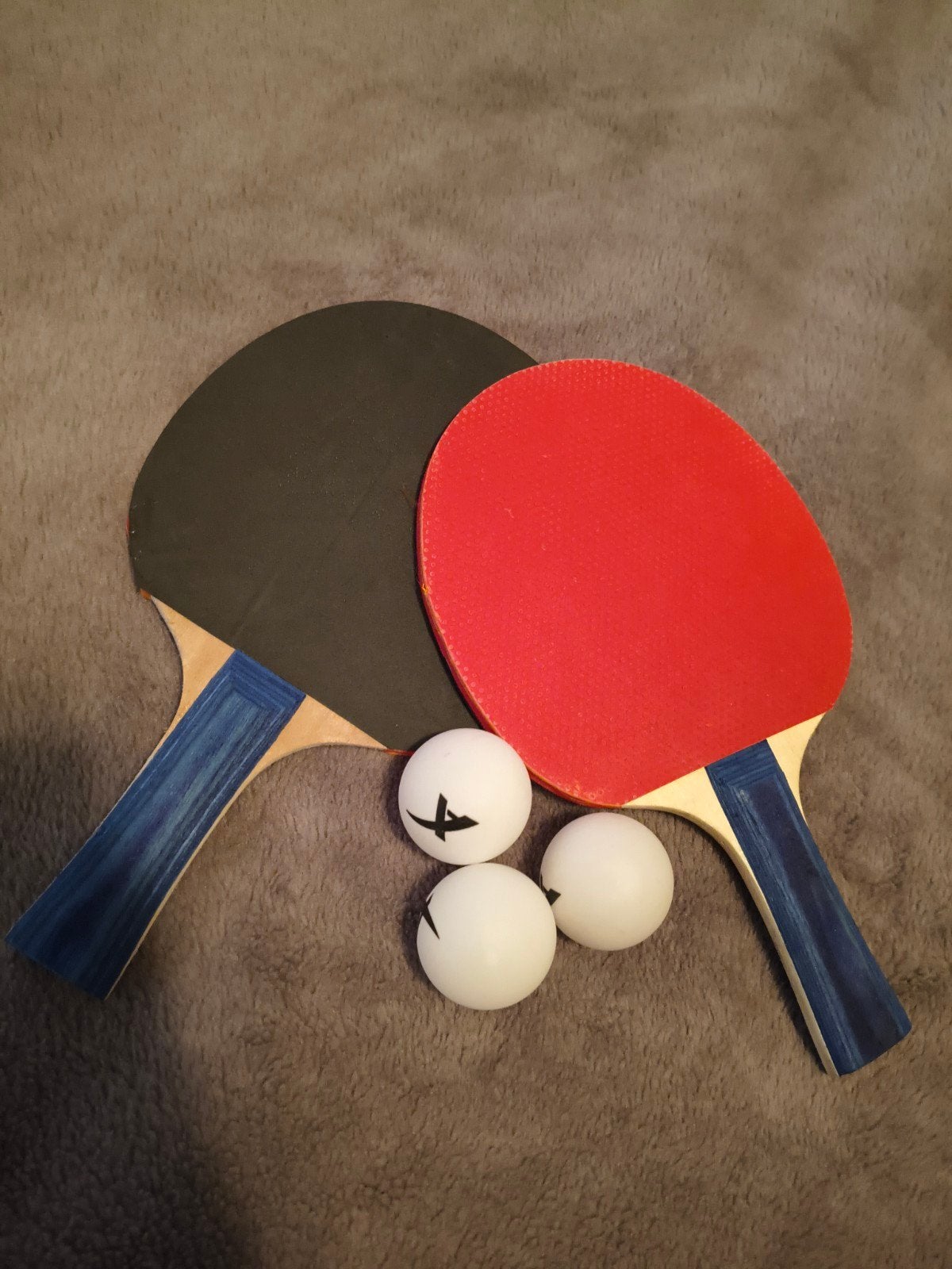 Tafeltennisset met 2 batjes, 3 ballen en opberghoes, Ophalen, Zo goed als nieuw, Net, Batje(s) of Balletje(s)
