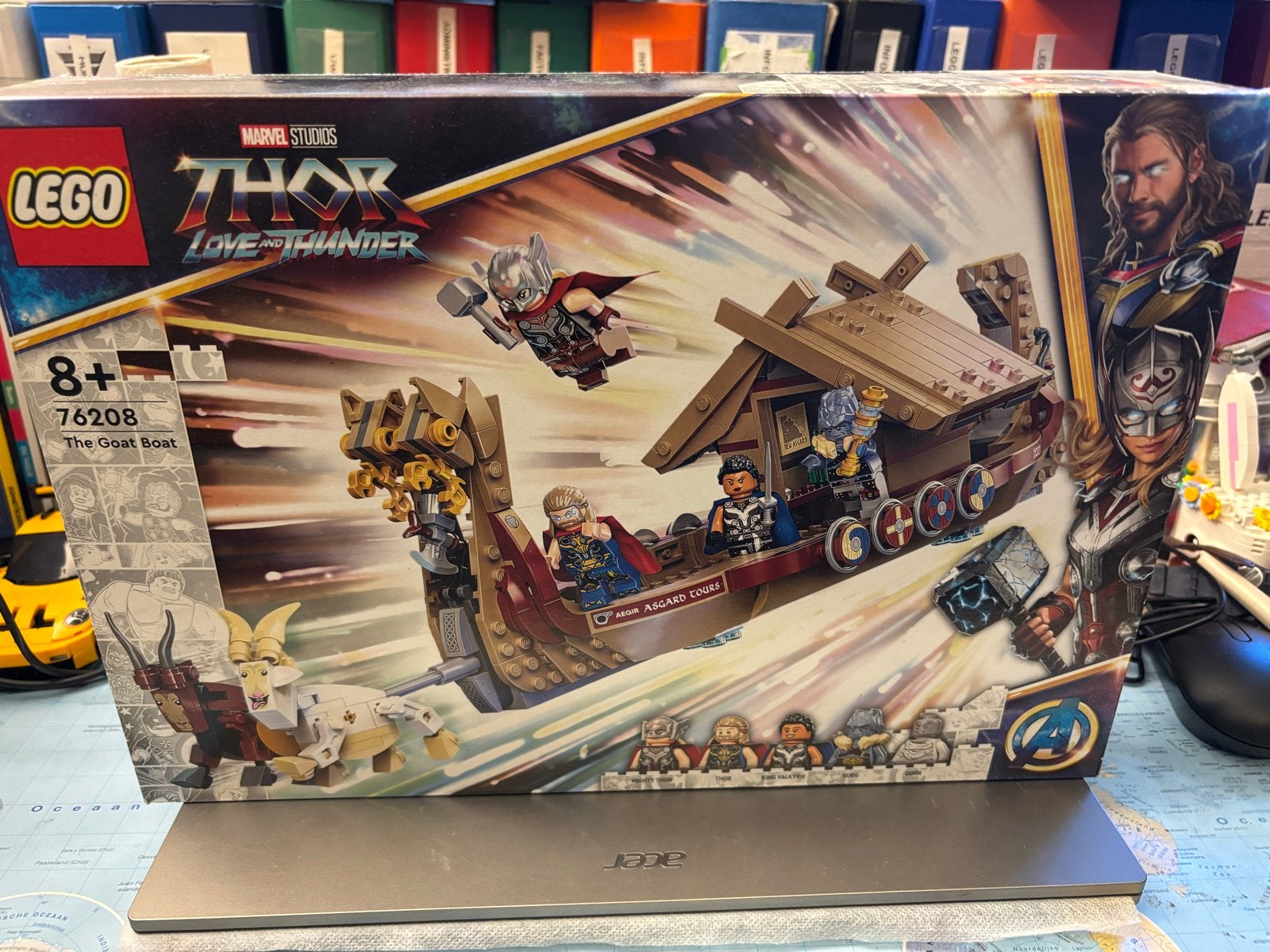 Nieuw Geopende LEGO Marvel  The Goat Boat 76208, Ophalen of Verzenden, Nieuw, Overige merken