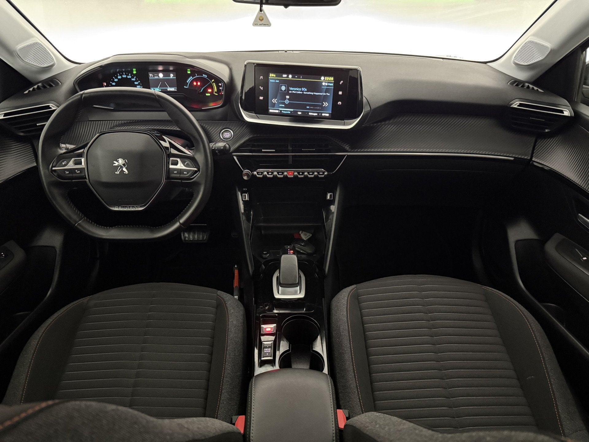 Peugeot e-208 EV Active Pack 50 kWh | Snelladen | SOH 93% |, Gebruikt, 339 km, Zwart, Origineel Nederlands