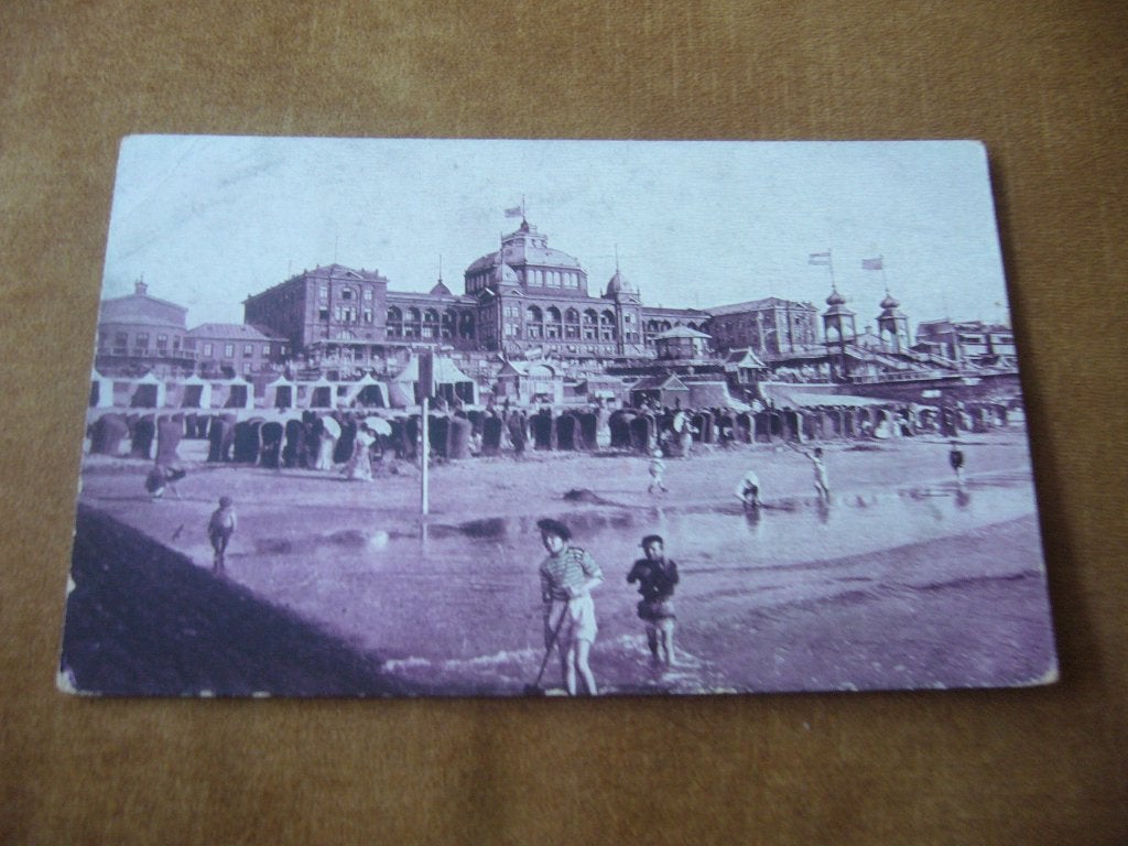 SCHEVENINGEN  =  GEZICHT OP HET KURHAUS   BRIEFKAART 1906, Ophalen of Verzenden, Voor 1920, Gelopen, Zuid-Holland