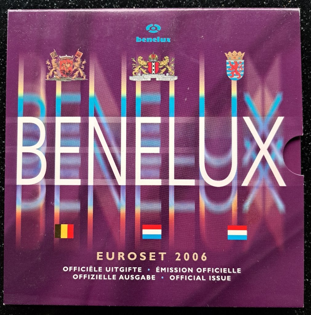 Beneluxset 2006, Ophalen of Verzenden, Koningin Beatrix, Euro's, Setje