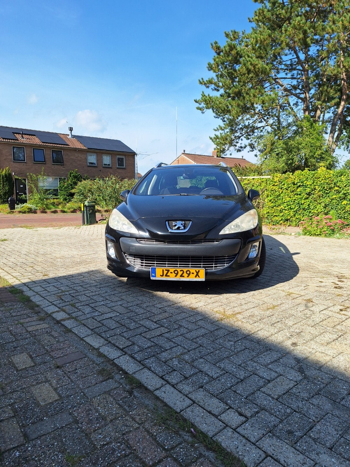 Peugeot 308 1.6 THP 110KW SW 7P 2009 Zwart, Auto's, 4 cilinders, Zwart, Stationwagon, Handgeschakeld