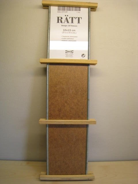 Fotokader Ratt Ikea, 3 foto's van 10x15cm, nog ingeakt !!, Ophalen of Verzenden, Refurbished
