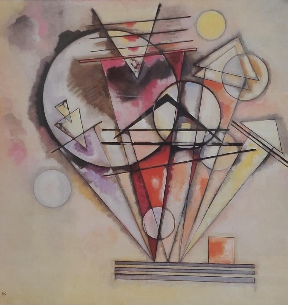 Kandinsky - Centre Pompidou, Antiek en Kunst, Kunst | Schilderijen | Modern, Ophalen of Verzenden