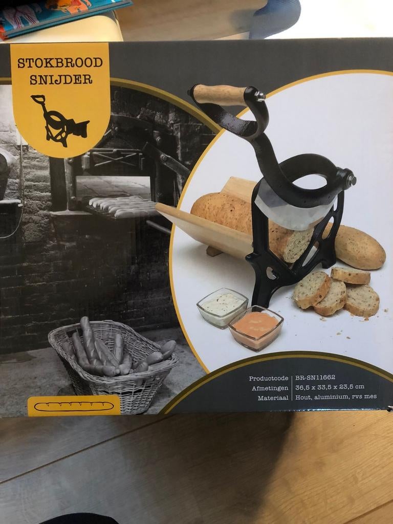 Stokbrood snijder (nieuw), Snij-/serveerplank, Ophalen of Verzenden, Nieuw