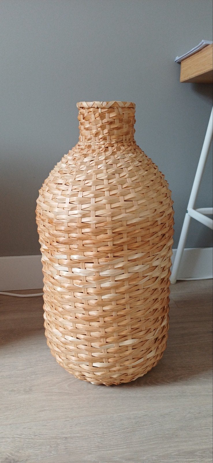 Ikea Kaffeböna vaas/mand - bamboe, Ophalen, Zo goed als nieuw, Overige kleuren, Overige materialen