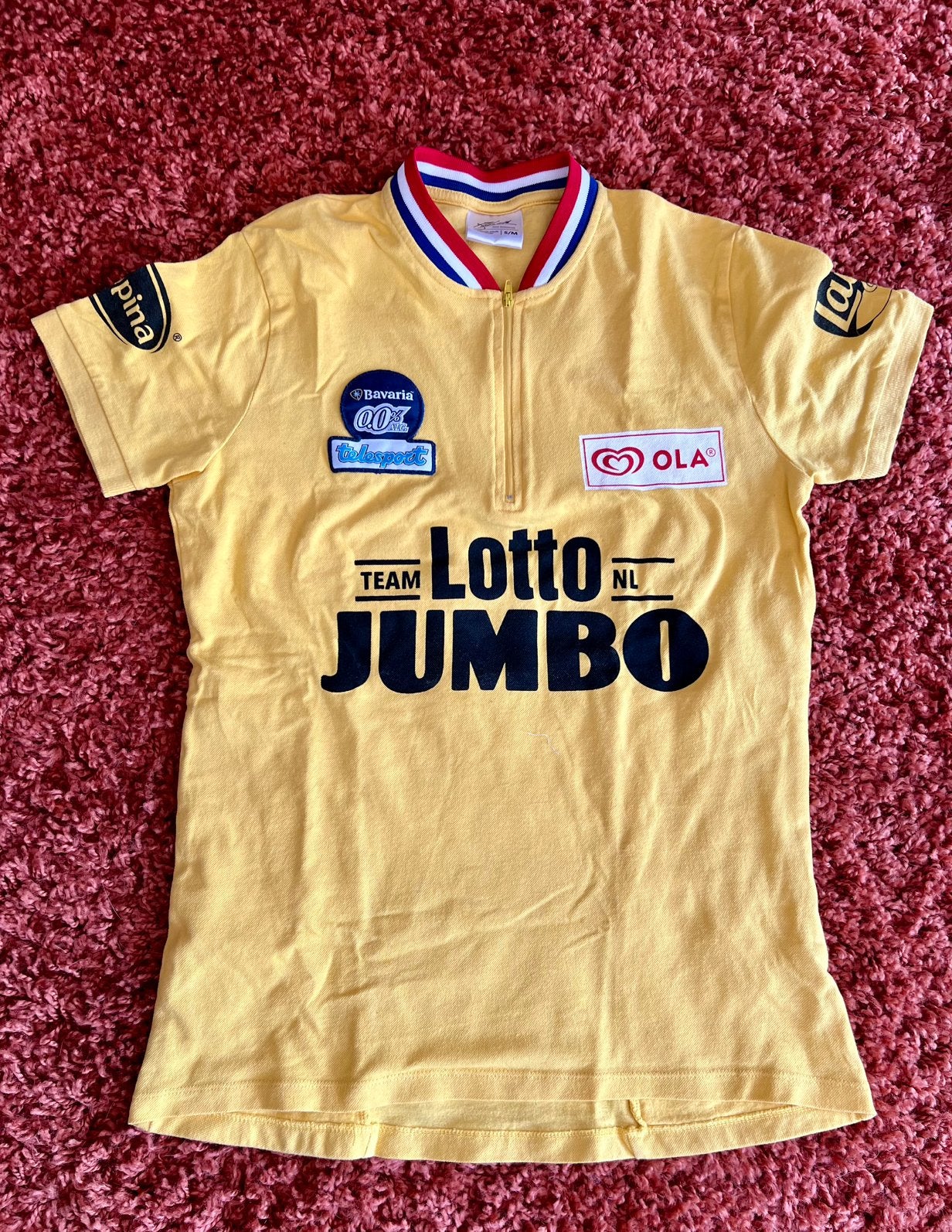 Team Lotto Jumbo wielershirt - Maat S/M, Geel, Nieuw, Ophalen of Verzenden, Hardlopen of Fietsen