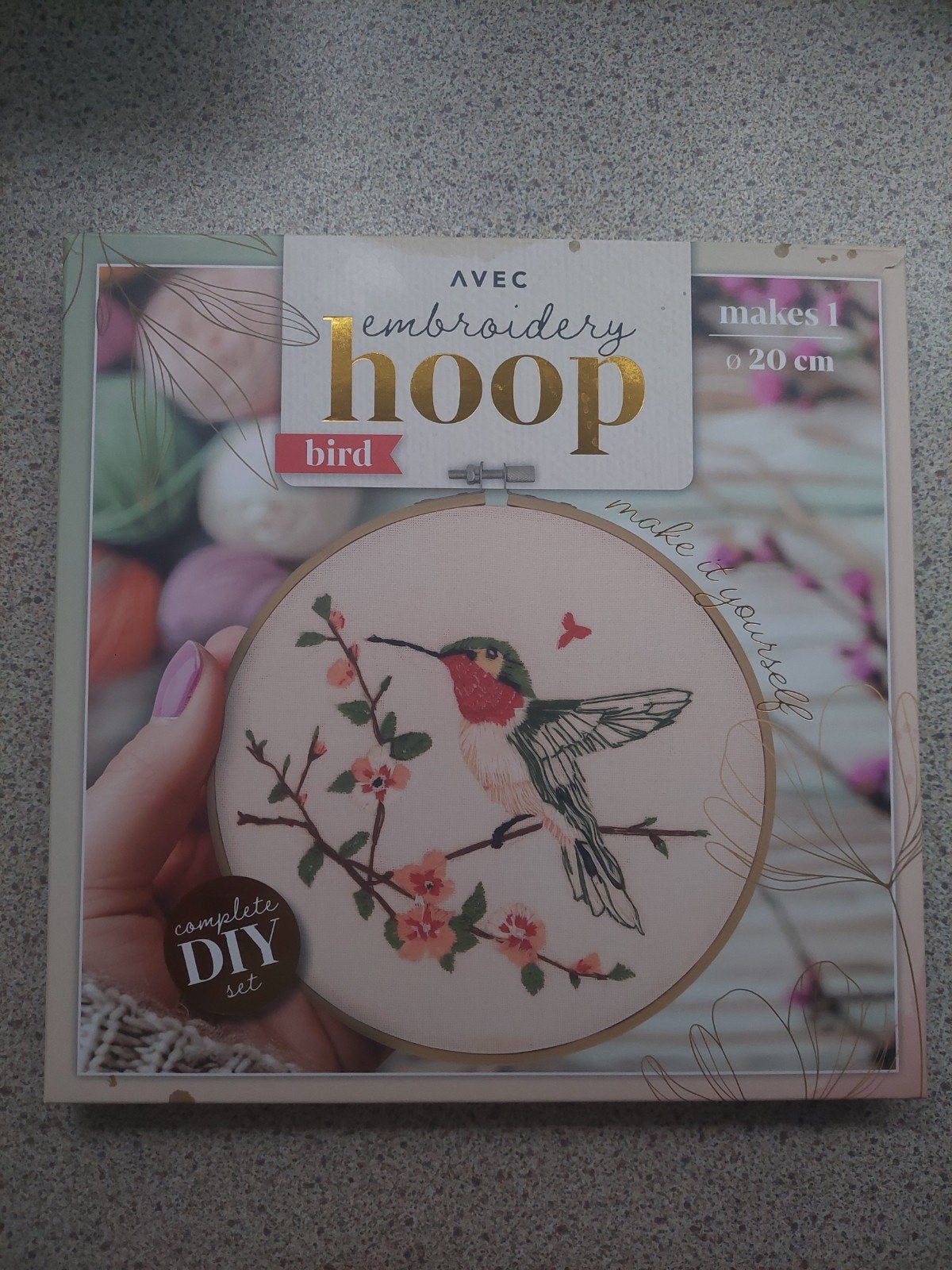borduurring vogel - € 2,00, Hobby en Vrije tijd, Ophalen, Nieuw