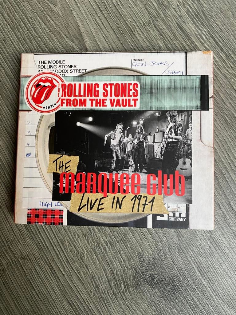 Rolling Stones From The Vault Marquee Live 1 cd/ 1dvd digipa, Ophalen, Zo goed als nieuw