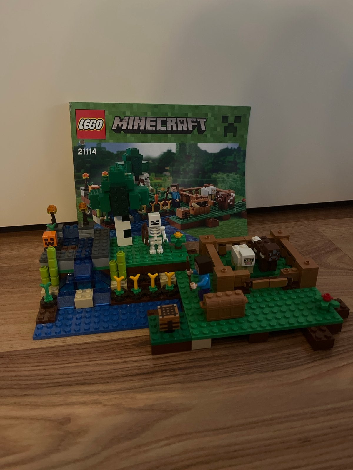 LEGO Minecraft 21114 De Boerderij - Complete set, Gebruikt, Minecraft, Lego, Ophalen of Verzenden