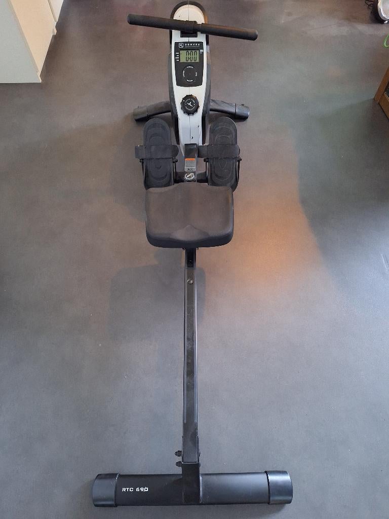 Domyos RTC 690 Roeitrainer (Decathlon), Sport en Fitness, Fitnessapparatuur, Ophalen, Benen, Gebruikt, Metaal