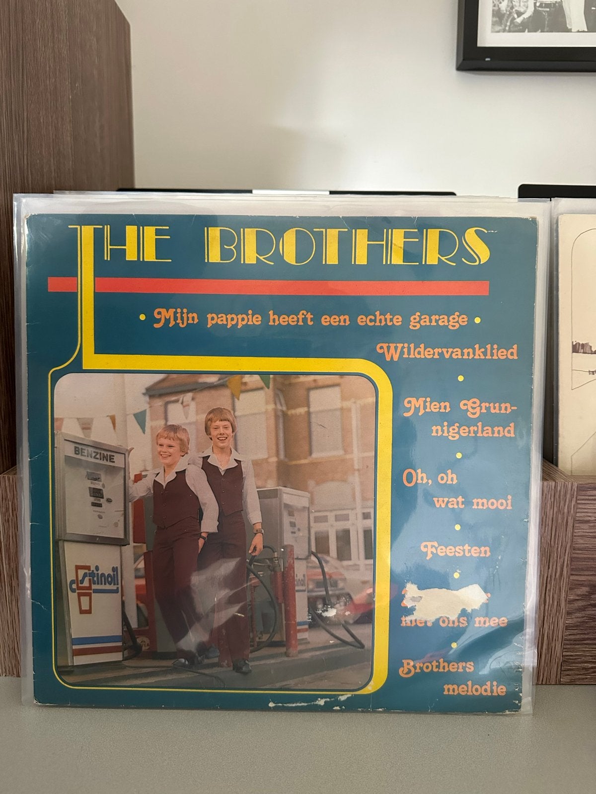 Gezocht:The Brothers - Mijn pappie heeft een echte garage LP, Ophalen of Verzenden, Gebruikt, 12 inch, LP