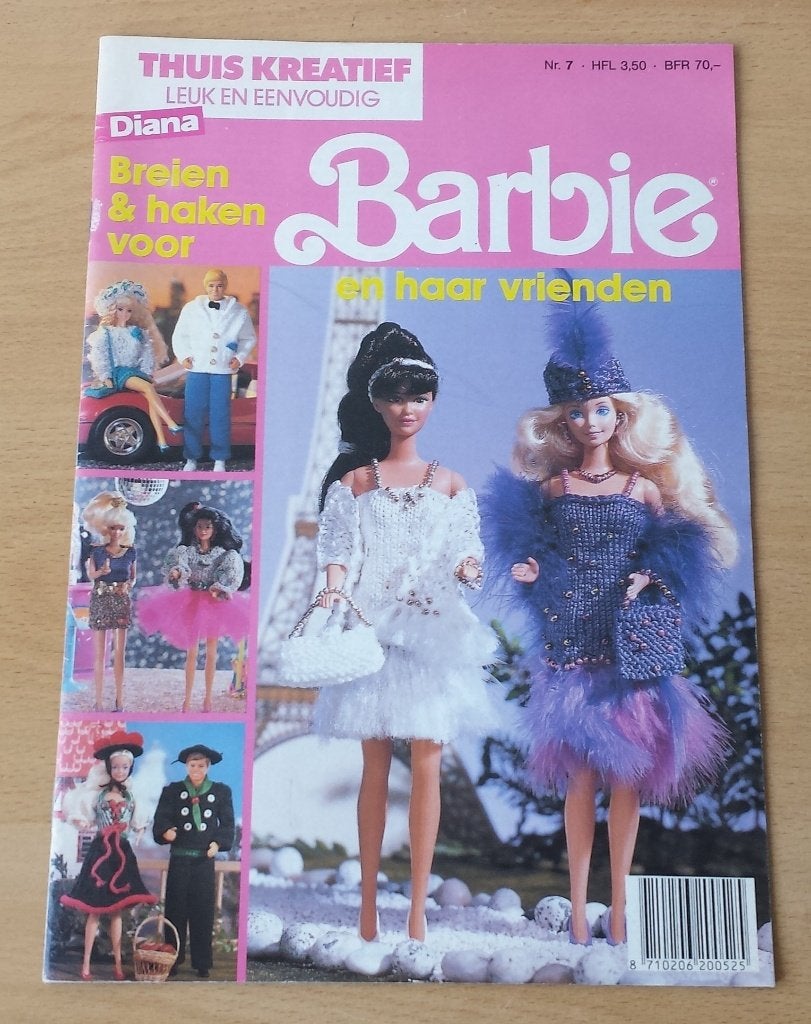 Barbie en haar Vrienden - Diana 1991 - breien en haken, Hobby en Vrije tijd, Overige merken, Kind, Diana, Ophalen of Verzenden