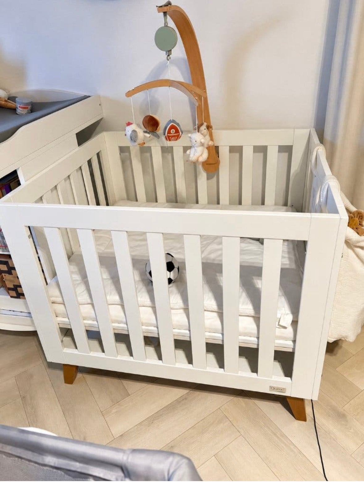 Witte baby box gebruikt, incompleet, zie omschrijving, Ophalen, Gebruikt