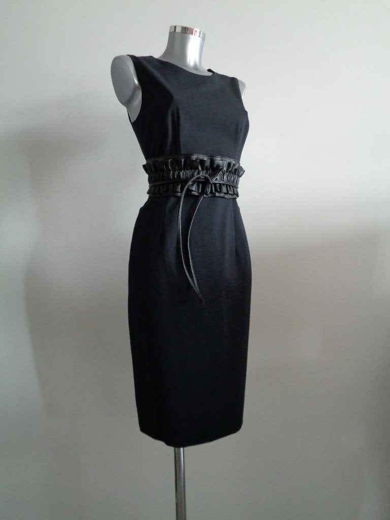 St. Emile little black dress, jurk schuurwol, maat 38 Nieuw, Maat 38/40 (M), Zwart, Nieuw, Ophalen of Verzenden