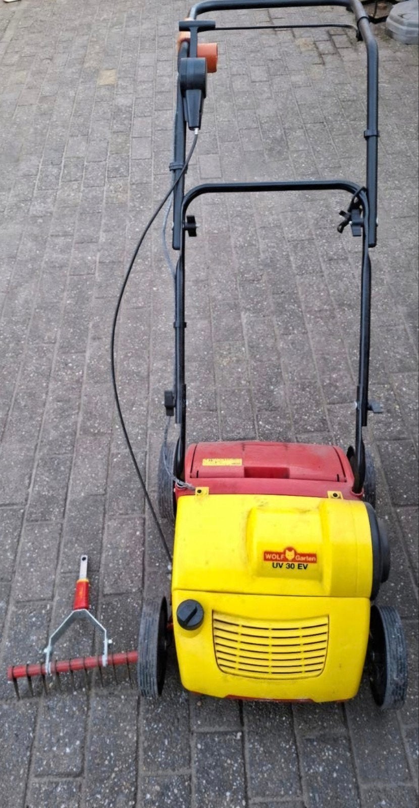 verticuteermachine en hark, Ophalen, Elektrisch