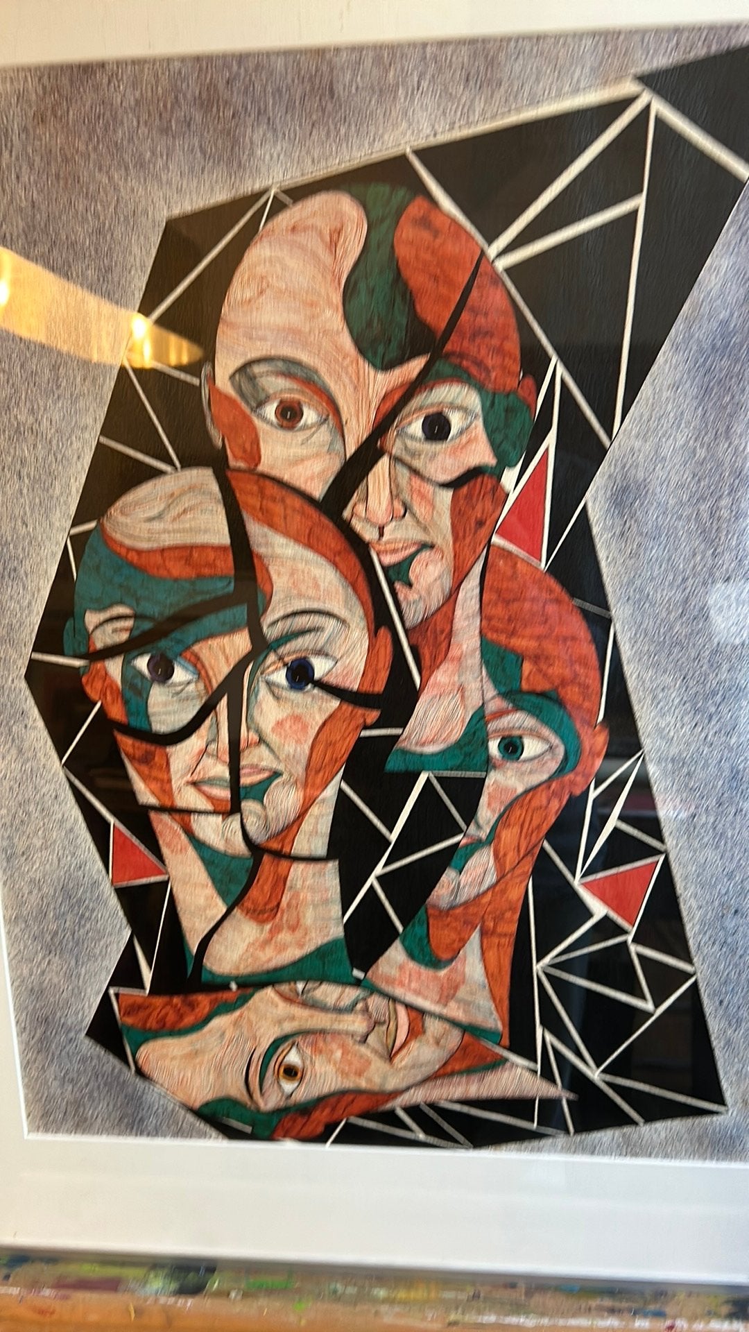 Kleurenlitho van clyde lo-a-njoe, Ophalen