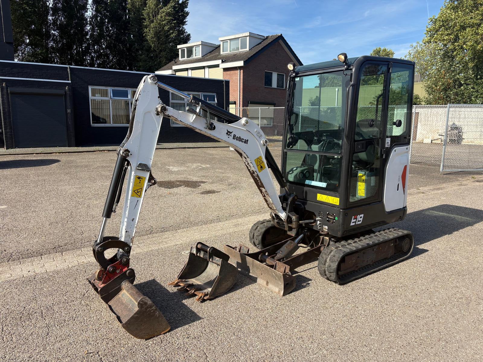 Bobcat E19 Minigraver TOP MACHINE!!!, Ophalen, Graafmachine
