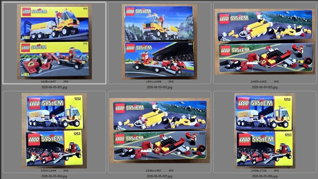 Vintage LEGO System Shell sets 1252+1253 1999 nieuw in doos!, Overige thema's, Lego, Nieuw, Ophalen of Verzenden