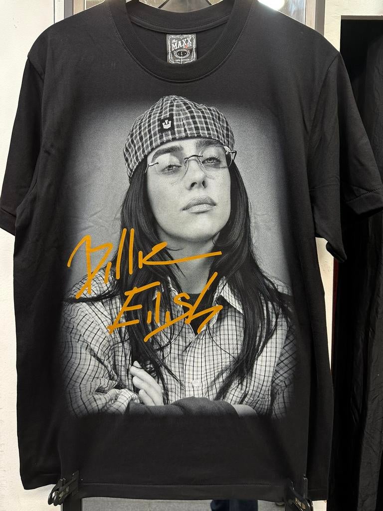 Billie eilish t-shirt maat large, Zwart, Maat 42/44 (L), Nieuw, Ophalen of Verzenden