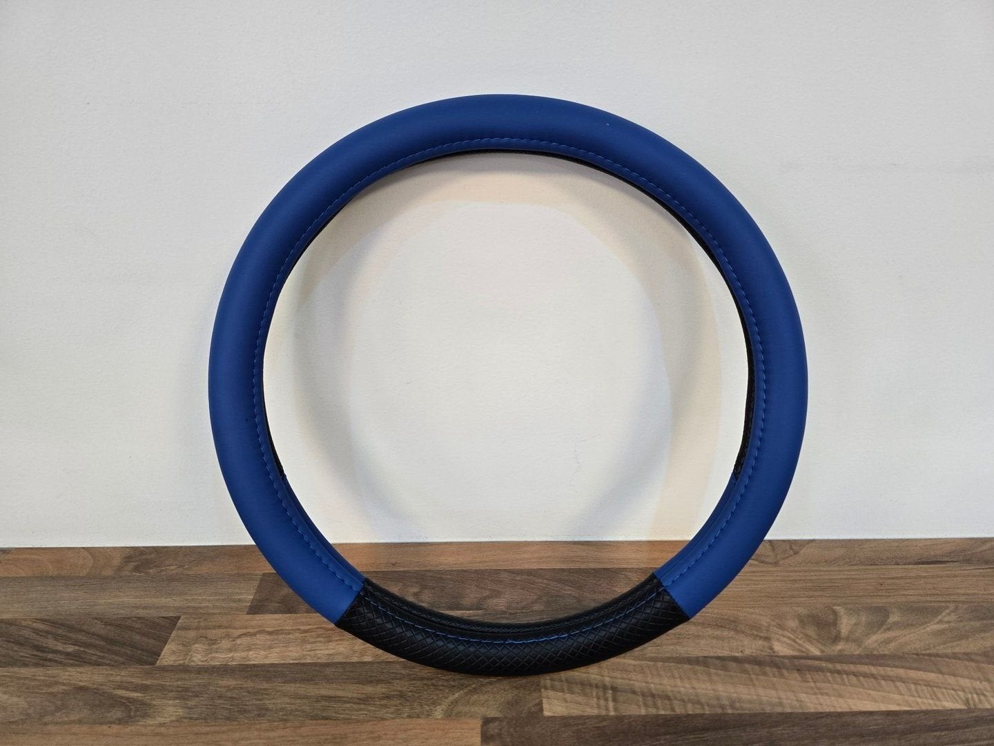 Blauwe lederen race stuurhoes – grip & stijl 38 cm, -, -, Nieuw, Ophalen of Verzenden