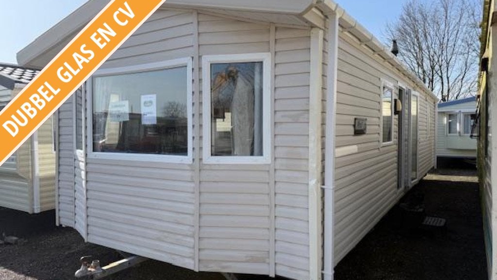 Willerby kunststof 2 slpk DG+CV, Caravans en Kamperen, Stacaravans, Tot en met 6