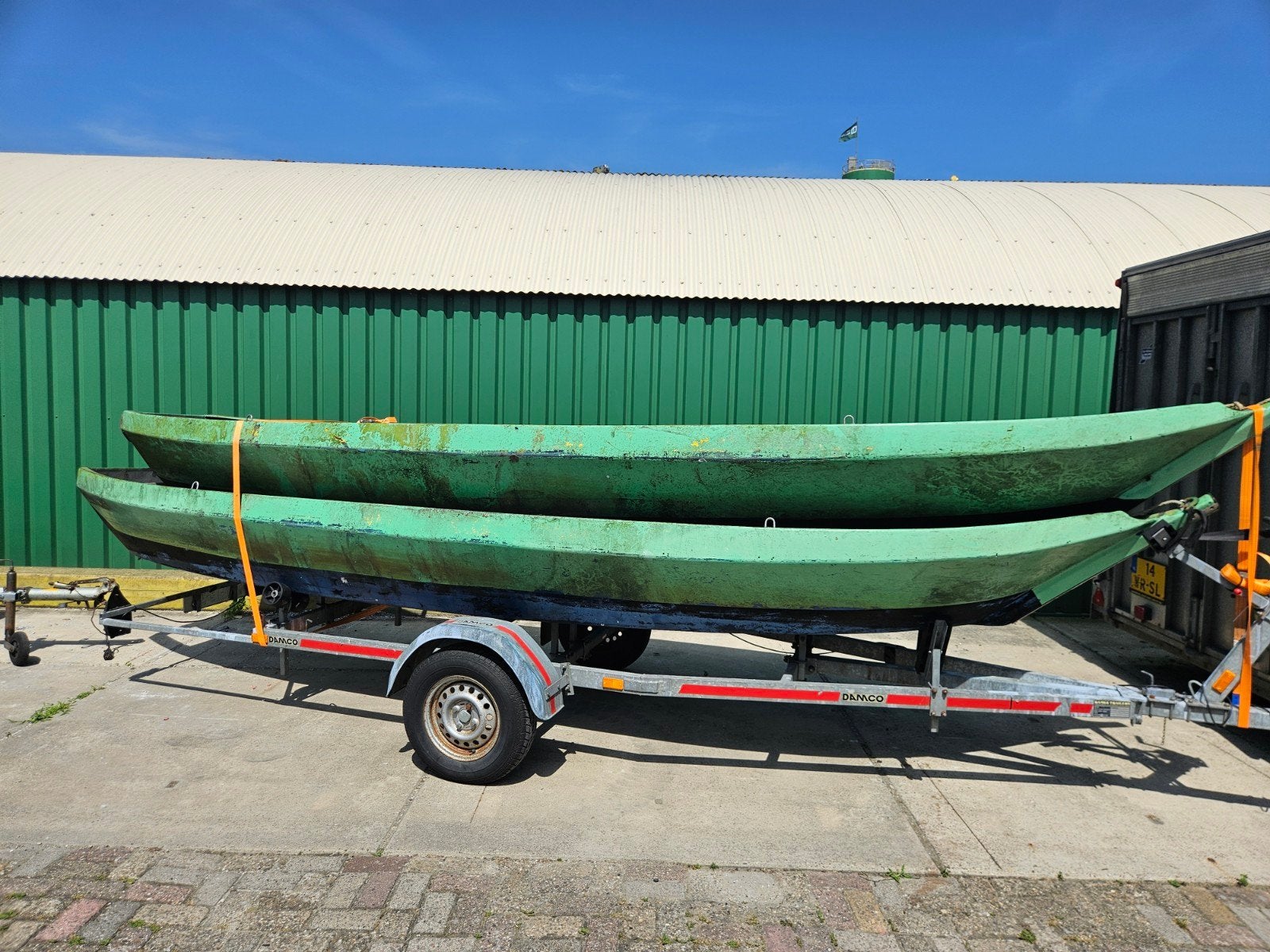 Polyester punter 2x, Ophalen, Gebruikt, Overige typen