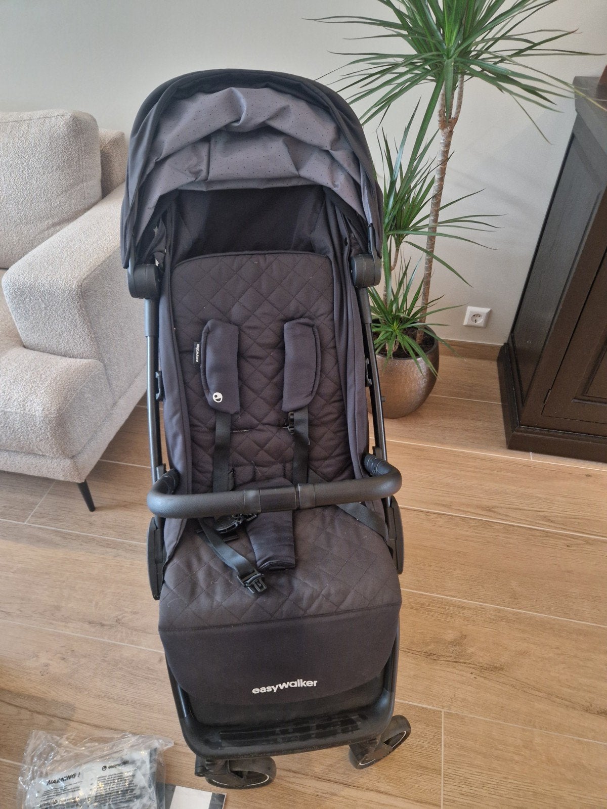 Easywalker Jackey buggy, Ophalen, Zo goed als nieuw, Verstelbare rugleuning