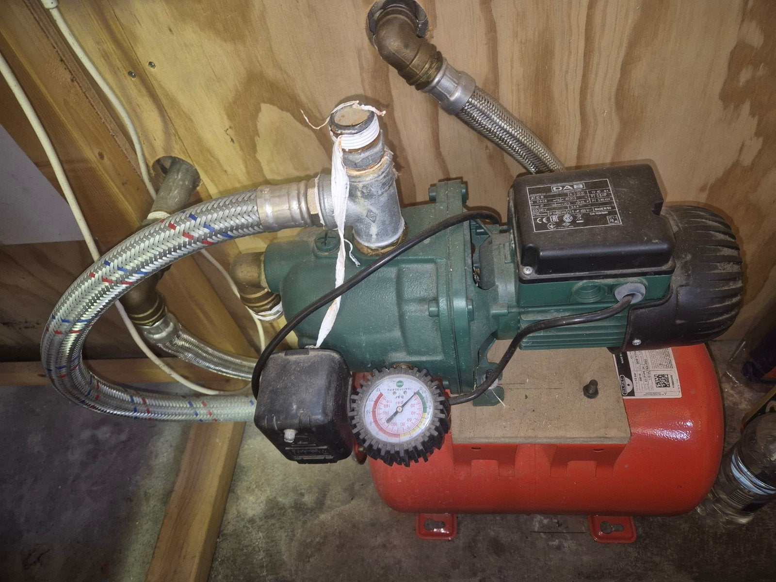 DAB JET 82 M Hydrofoorpomp met drukvat, Tuin en Terras, Ophalen, Gebruikt, Elektrisch, Hydrofoorpomp
