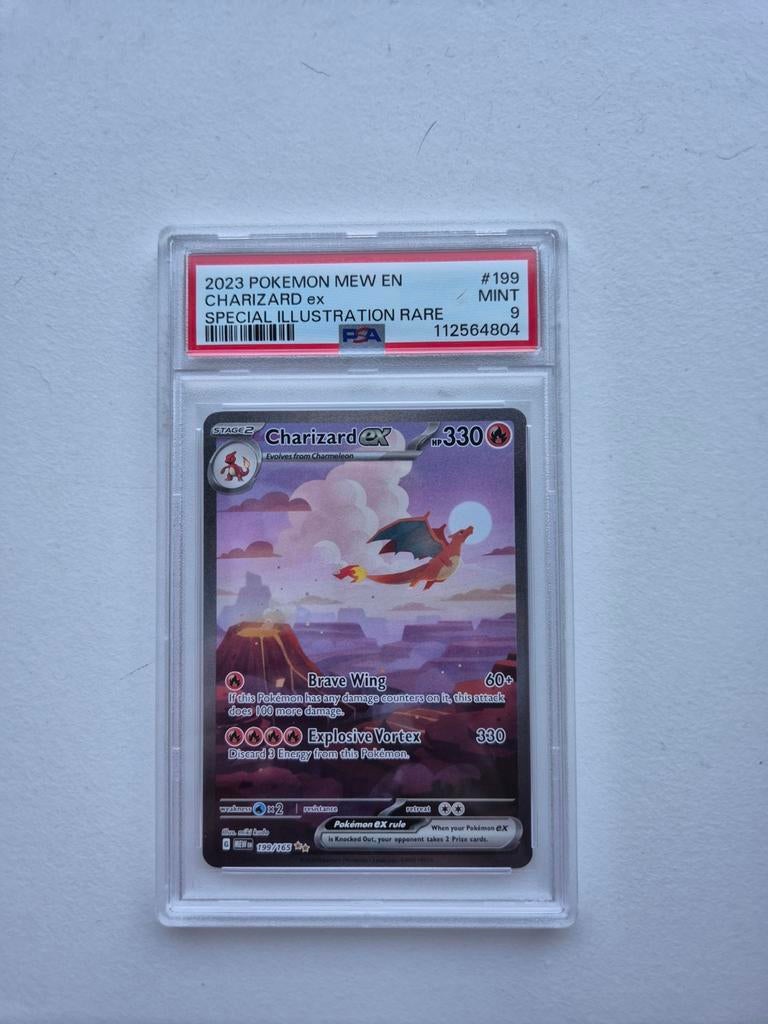 Charizard Alt Art PSA 9, Ophalen, Zo goed als nieuw