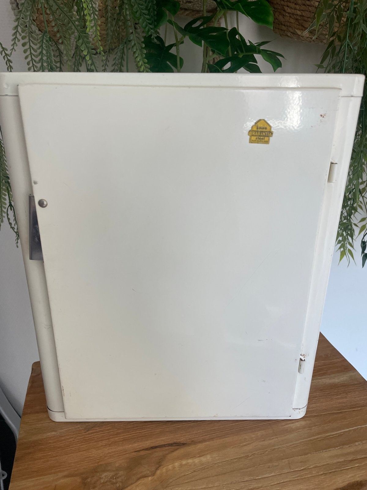 Vintage Brabantia medicijnkastje/opbergkastje, Antiek en Kunst, Antiek | Emaille, Ophalen