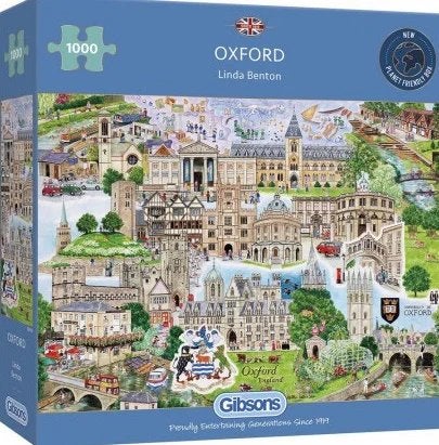 Gibsons - Oxford - 1000 stukjes  (AANBIEDING), Ophalen of Verzenden, 500 t/m 1500 stukjes, Nieuw, Legpuzzel