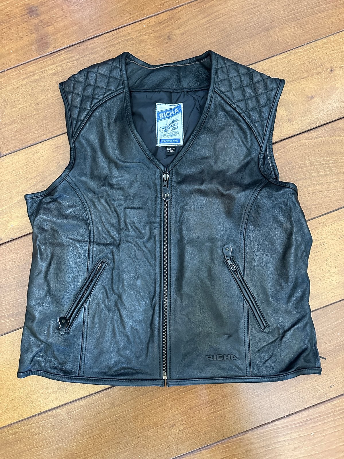 Richa Motorvest Buffel Leer Maat 6XL, Ophalen of Verzenden, Tweedehands, Heren, Overige typen