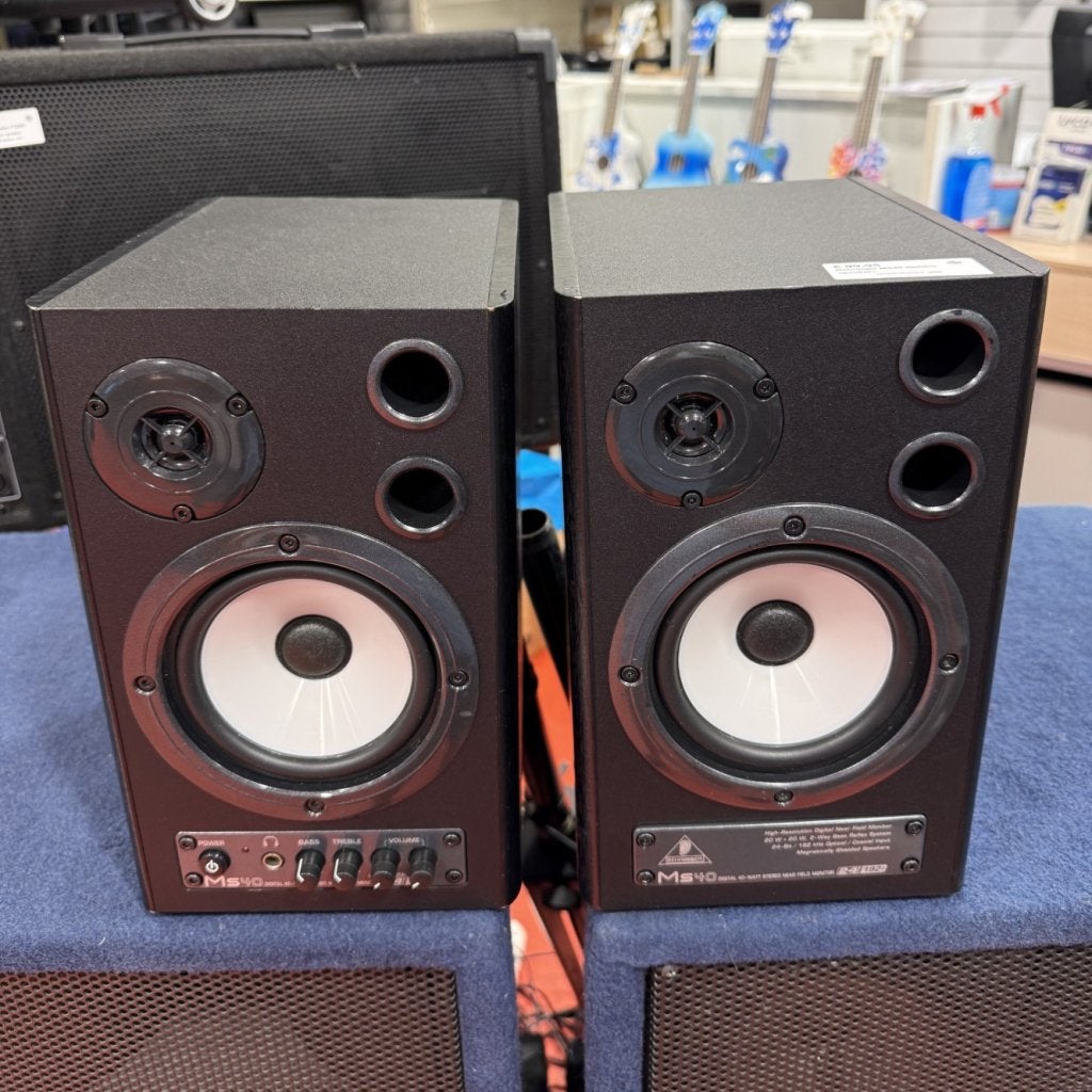 Behringer MS40 monitor speakers in prima staat, Behringer, Zo goed als nieuw, Support@behringer.com, Behringer (Music Tribe)
MusikhausstraÃŸe 1
94060 Pocking
Germany