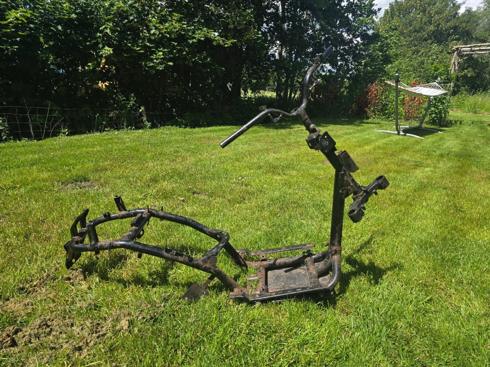Agm vx50 snorscooter frame met kenteken, Ophalen, Gebruikt, Frame, Overige merken