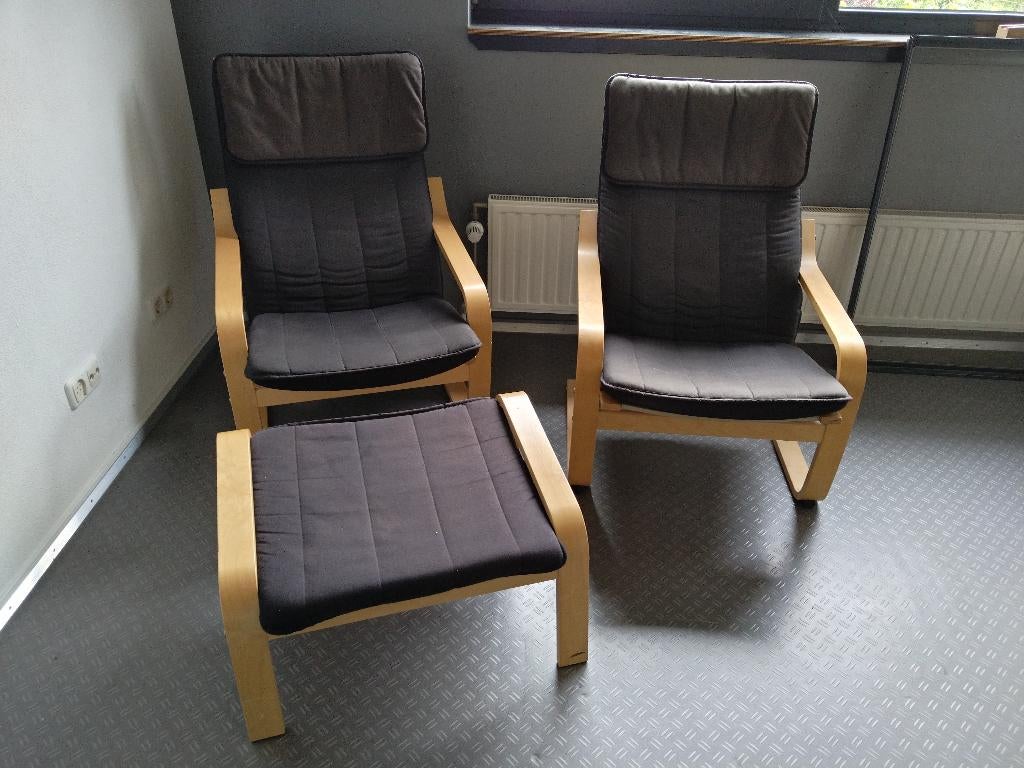 stoel, Huis en Inrichting, Stoelen, Ophalen, Twee, Zo goed als nieuw, Stof
