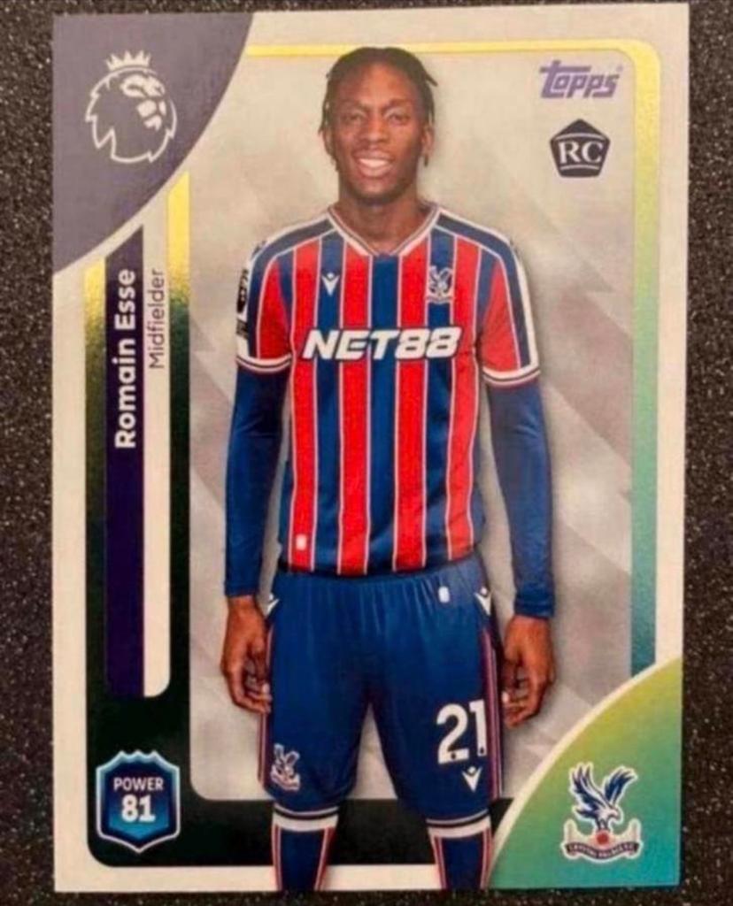 Topps Premier League 25/26  ROOKIE CARD  ESSE CRYSTAL PALACE, Verzenden, Zo goed als nieuw, Plaatje