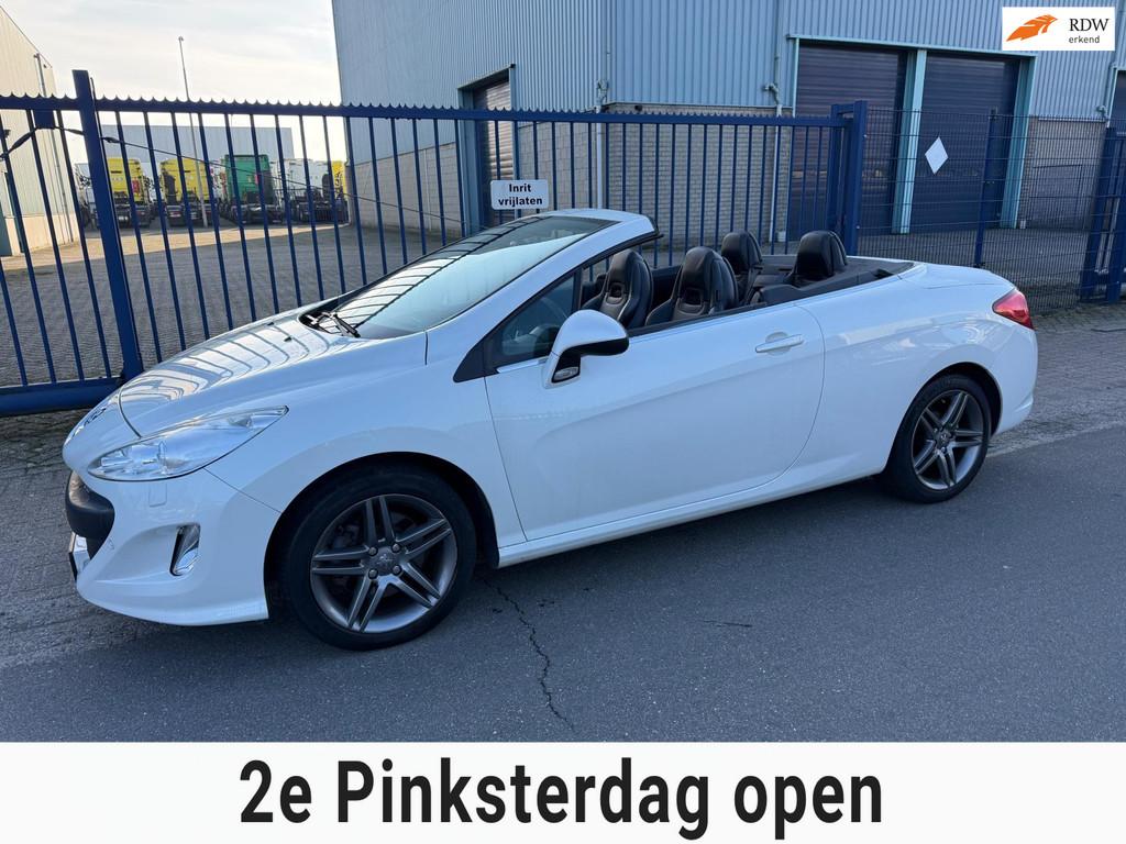 Peugeot 308 CC 1.6 THP Feline AUT. *193.574 KM*LEER*CLIMA, Auto's, Euro 5, Gebruikt, Zwart, Wit