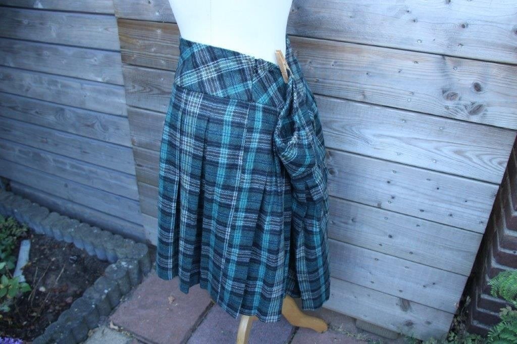 Rok groen ruit Open End mt 46 Winter Vaste prijs, Kleding | Dames, Ophalen of Verzenden, Zo goed als nieuw, Knielengte, Groen