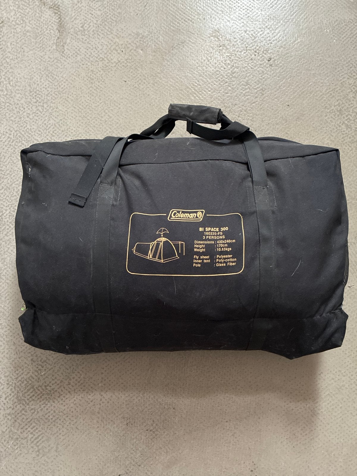 Coleman Bi Space 300 Tent - 3 Personen - 1x Gebruikt, Ophalen, Zo goed als nieuw, Tot en met 3