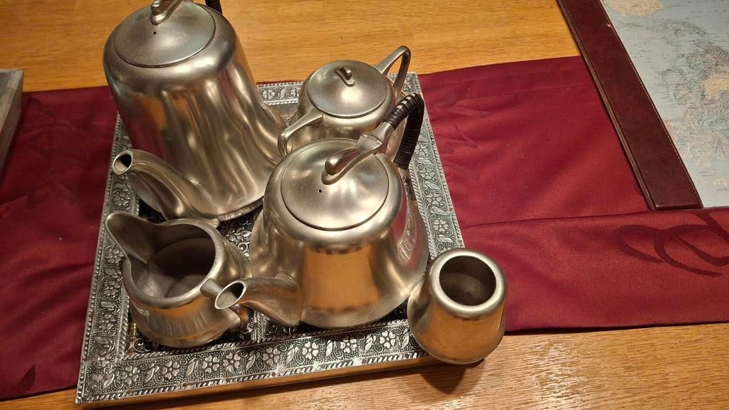Tinnen servies, Huis en Inrichting, Keuken | Servies, Ophalen of Verzenden