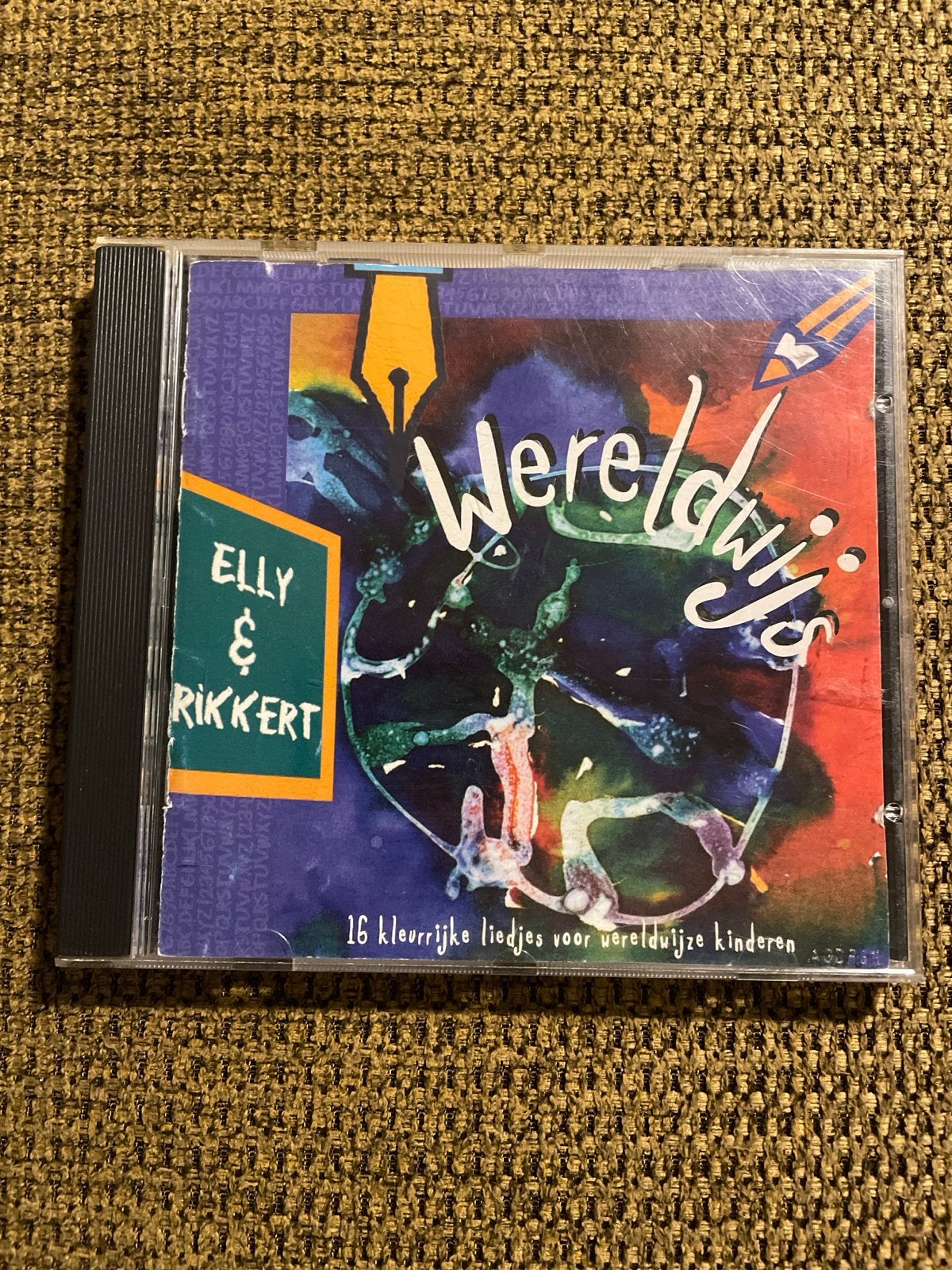 Elly & Rikkert - Wereldwijs cd, Gebruikt, Ophalen of Verzenden, 3 tot 5 jaar, Inclusief boekje