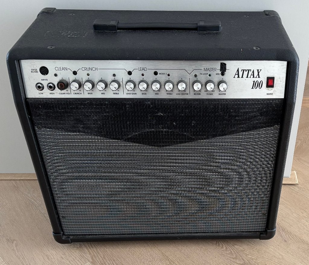 Hughes & Kettner Attax 100 Gitaarversterker – 100W, Ophalen, Gebruikt, Gitaar, 100 watt of meer