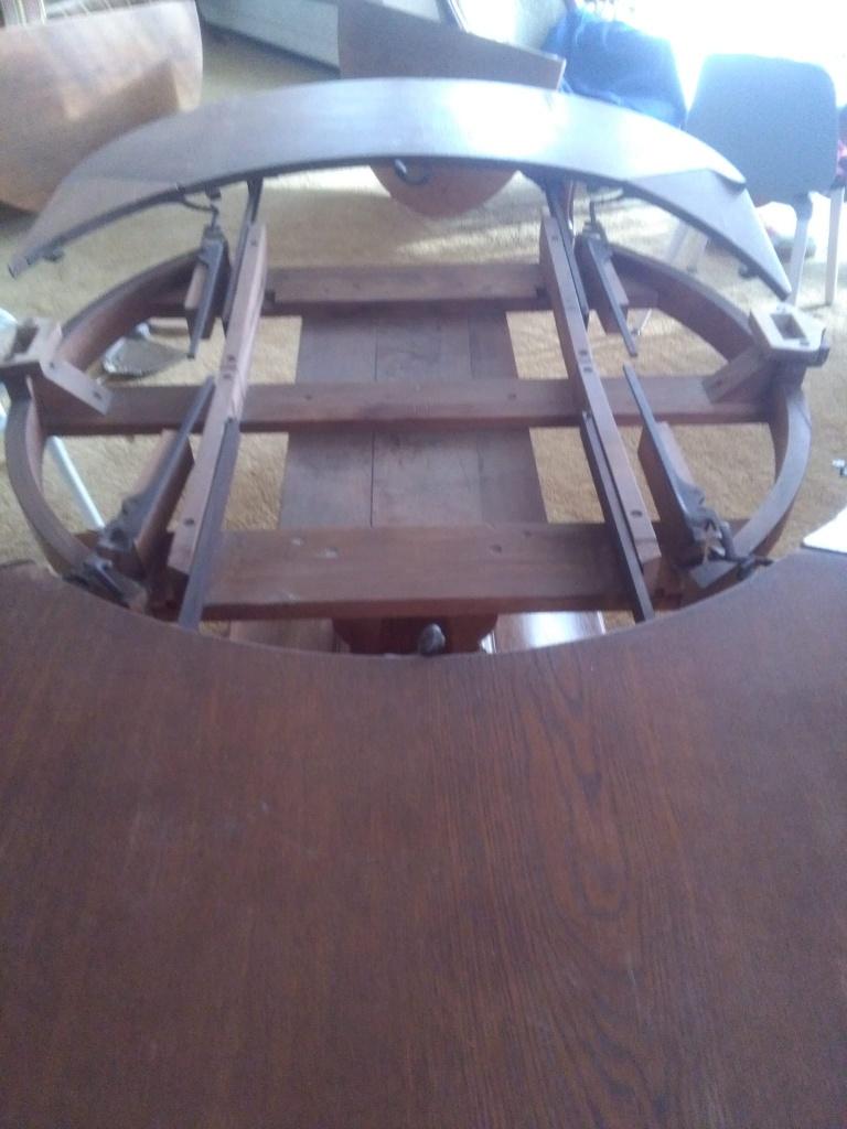 Tafel, Ophalen, Gebruikt, Rond, Overige houtsoorten