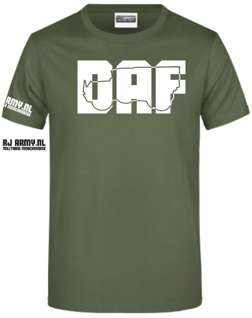 DAF YA 126 tekst DAF, Ophalen of Verzenden, Landmacht, Nederland, Kleding of Schoenen