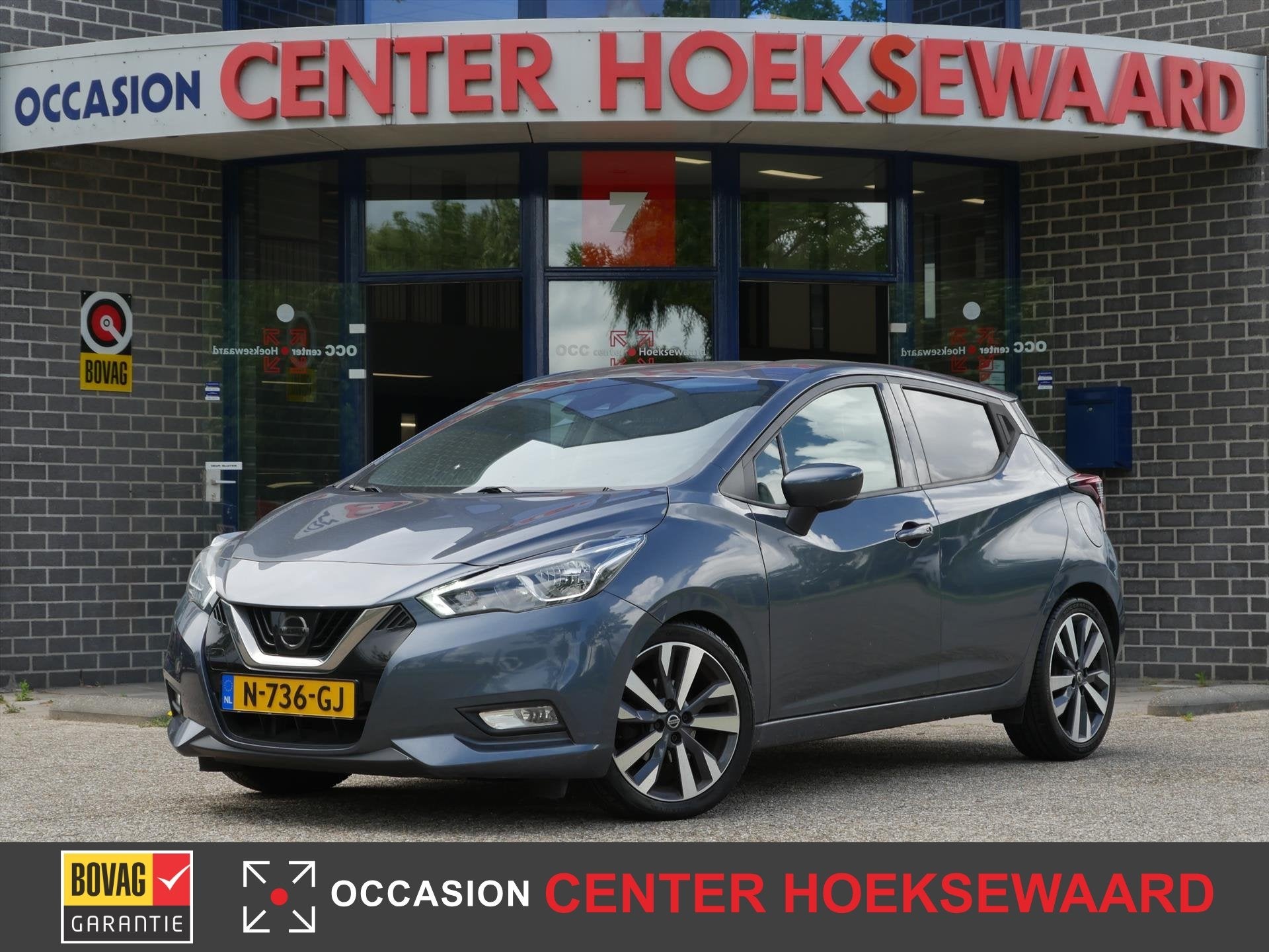 NISSAN Micra 0.9 IG-T 90pk Tekna | Stoelverwarming | Camera, Keurmerk '100% Onderhouden', 525 kg, Leder en Stof, Handgeschakeld