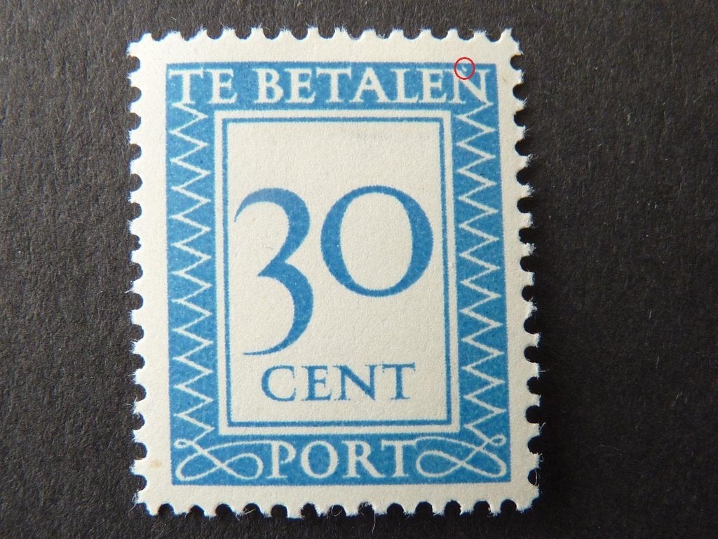 plaatfout port P97 , ongebruikt., Ophalen of Verzenden, Na 1940, Postfris