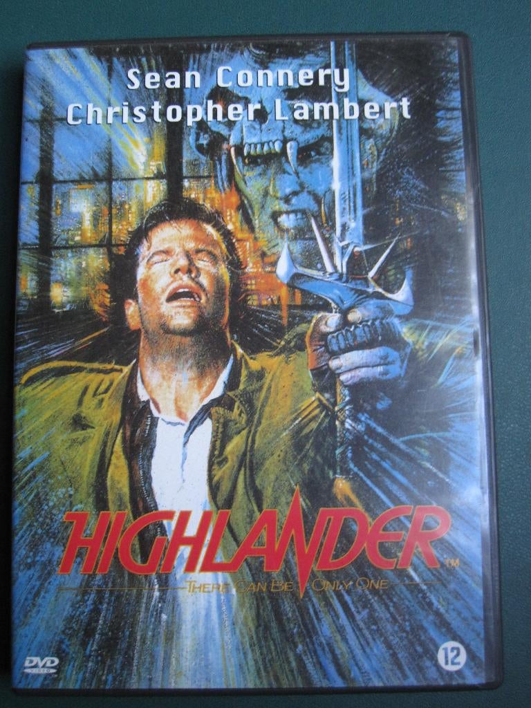 Highlander (1986), Cd's en Dvd's, Dvd's | Science Fiction en Fantasy, Zo goed als nieuw, Fantasy, Vanaf 12 jaar, Ophalen of Verzenden
