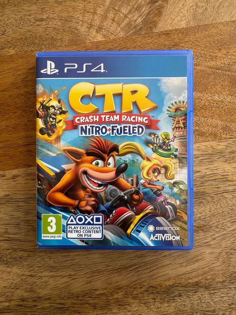 Crash Team Racing Nitro-Fueled (PS4), 1 speler, Racen en Vliegen, Ophalen of Verzenden, Zo goed als nieuw