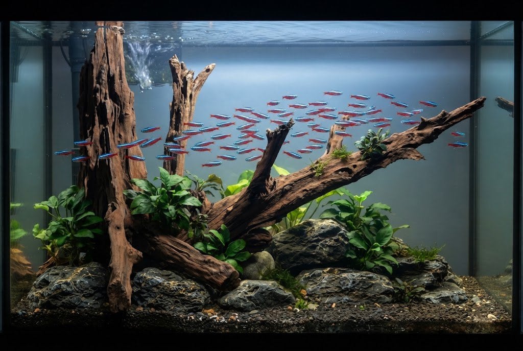 XXL Aquascape Set / Kienhout / Driftwood, Hout Decoratie, Ophalen of Verzenden, Plant(en), Steen of Hout